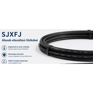 Garnisch SJXFJ5 fűtőkábel 0,39 Ohm/m