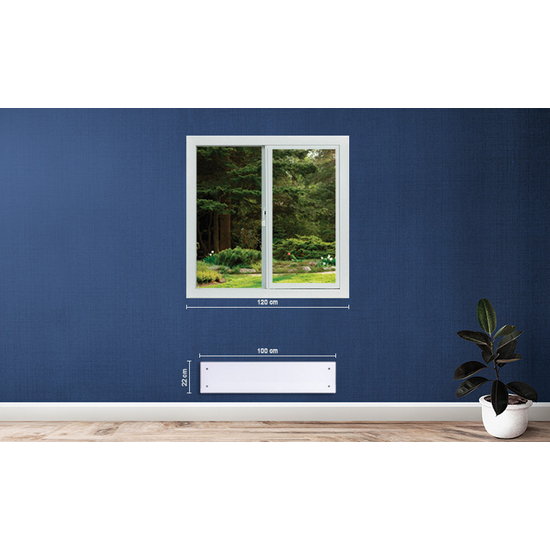 Adax Clea CL WiFi 600 W elektromos fűtőpanel fehér