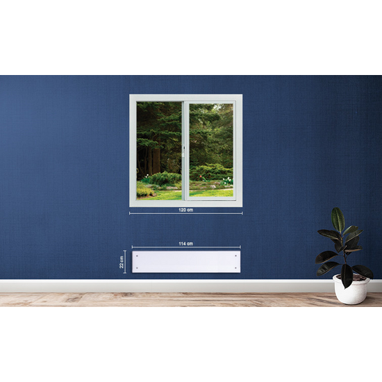 Adax Clea CL WiFi 800 W elektromos fűtőpanel fehér