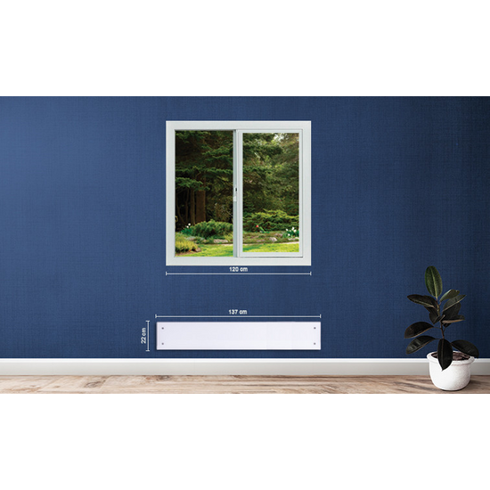 Adax Clea CL WiFi 1000 W elektromos fűtőpanel fehér