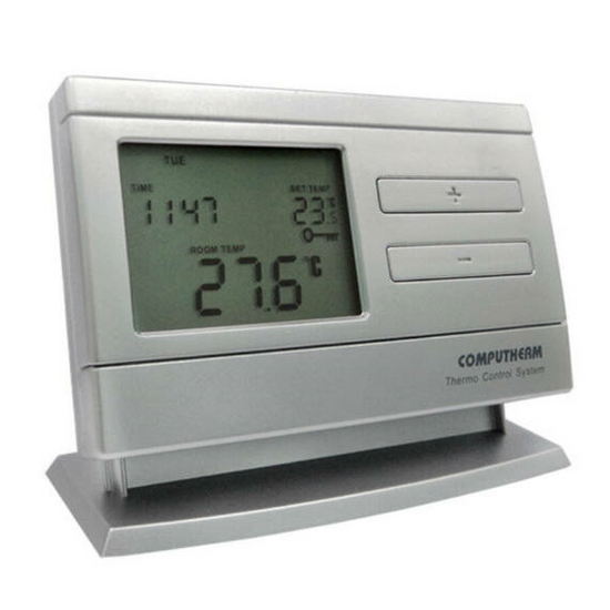 Computherm Q8RF (TX) vezeték nélküli (rádiófrekvenciás) programozható (vevőegység nélkül)
