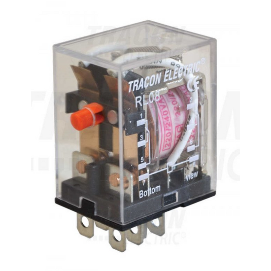 Tracon miniatűr teljesítmény relé